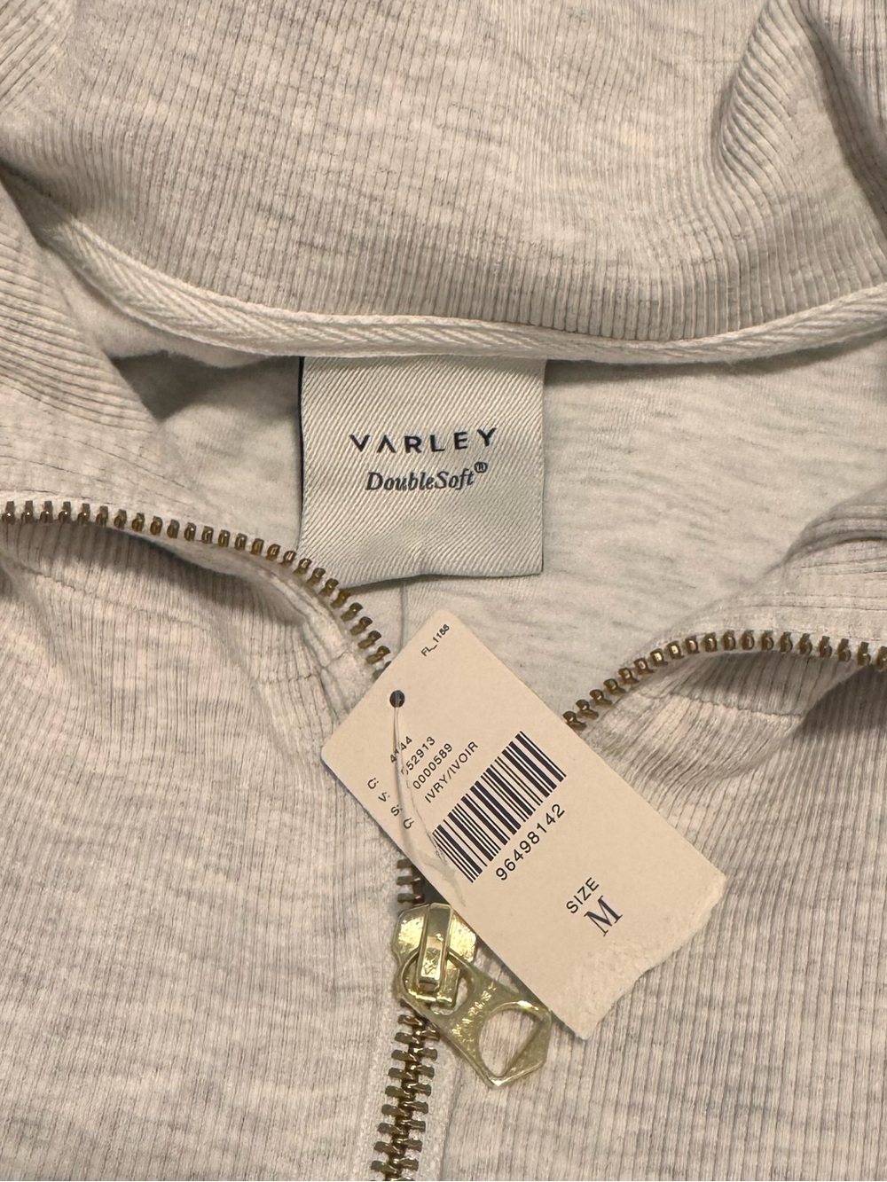 Varley Halley Zip Through Sweatshirt NWT Size Medium - Picture 9 of 10
